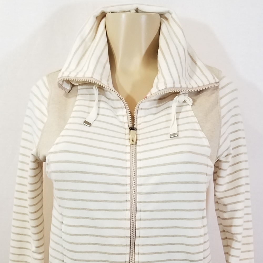 LAURA Scott Striped Fleece Jacket